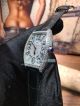 Replica Franck Muller All Diamond Ladies Watches - Diamond Case Black Leather Band (3)_th.jpg